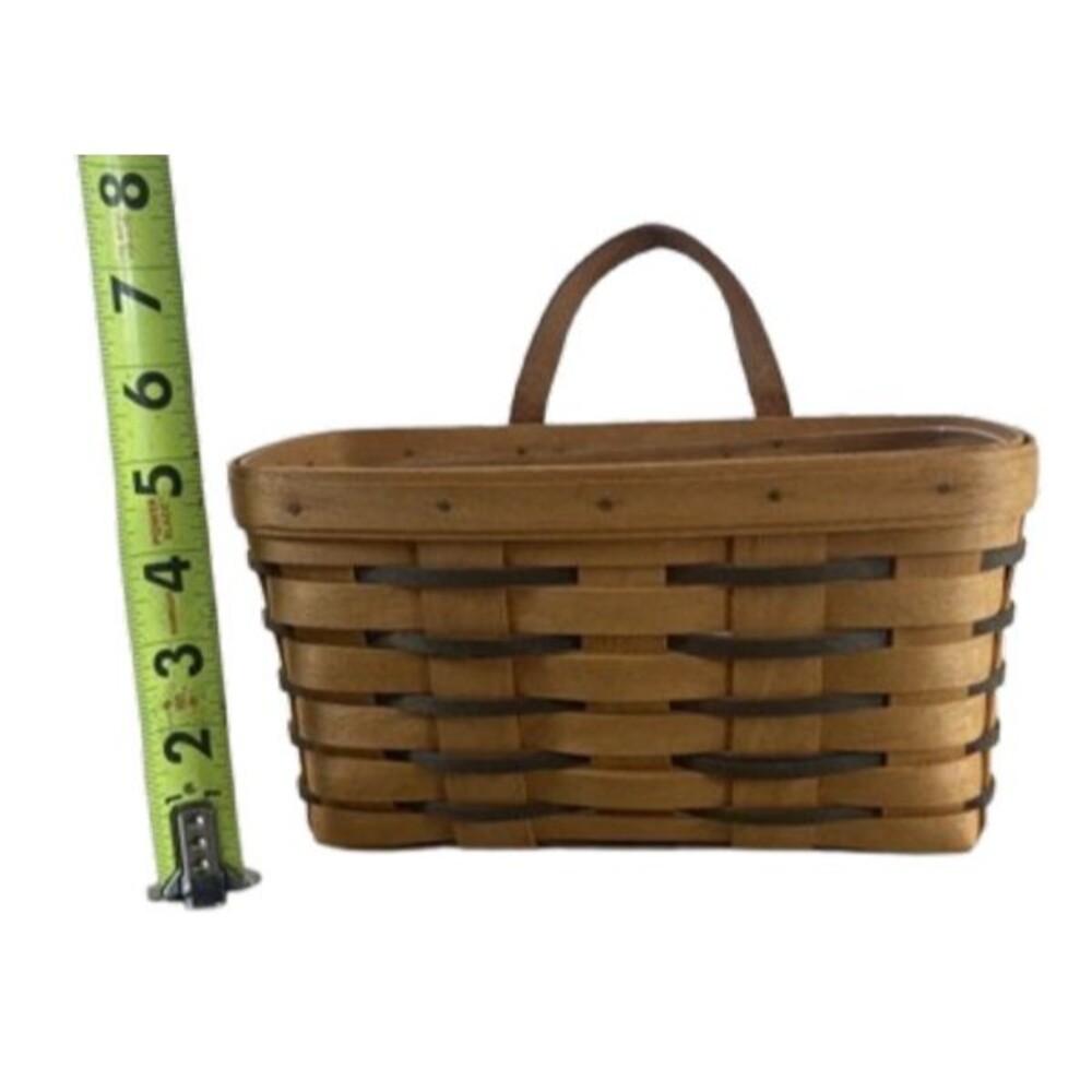 Longaberger 1994 Heartland Medium Key Basket Vintage Hanging Signed